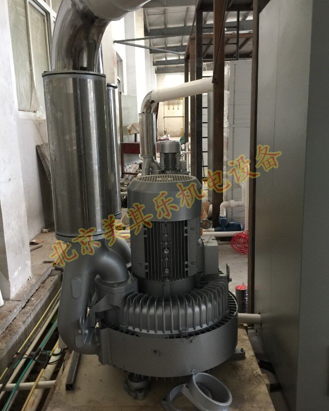 郑州某新能源科技采用20kw漩涡气泵